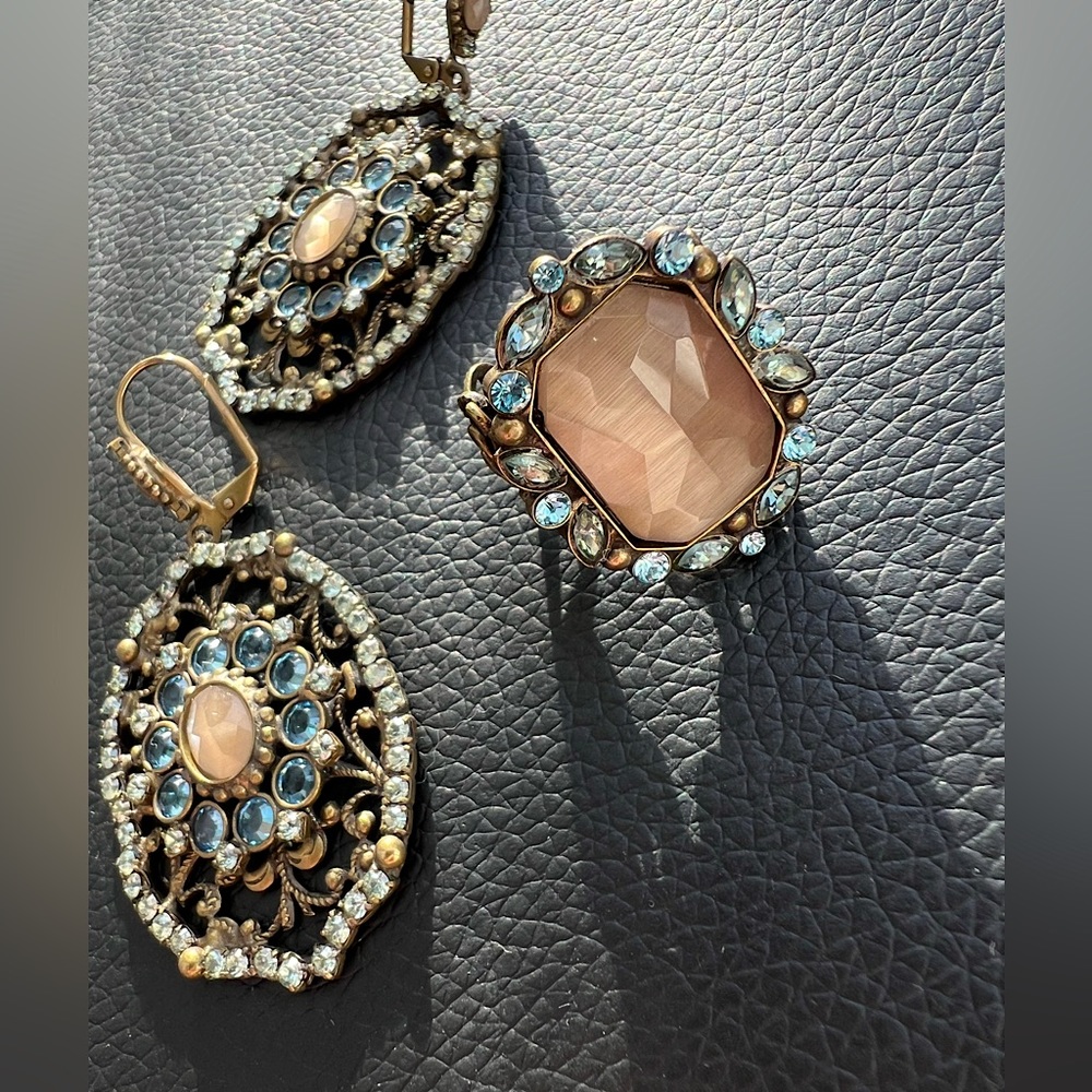 Sorrelli - Earrings & Matching Ring Set - Picture 3 of 6